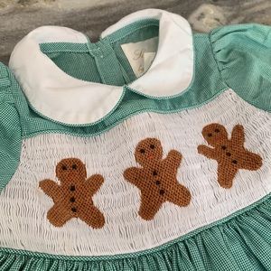 Adorable Strasburg Gingerbread Holiday Dress